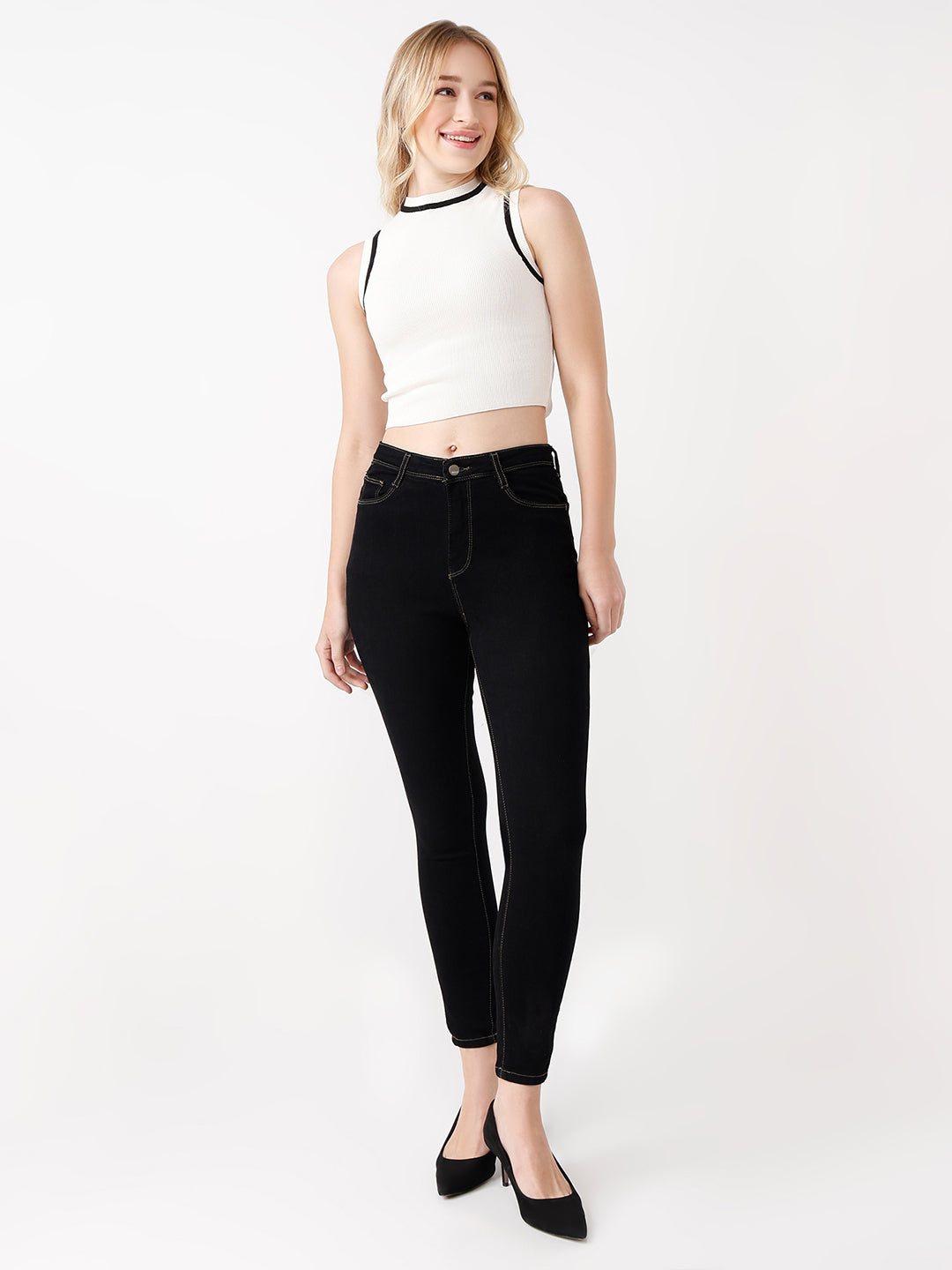 Women High-Rise Skinny Fit Jeans