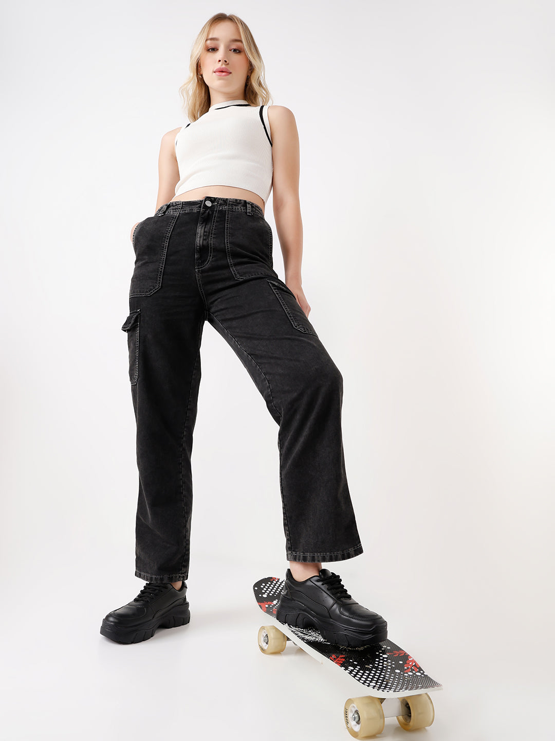 Women High-Rise Cargo