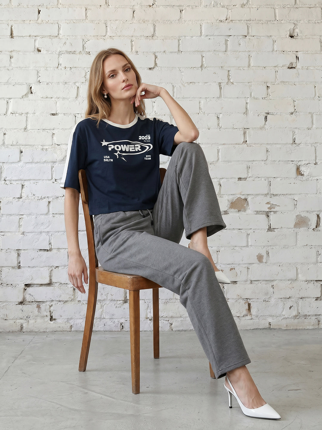 Women Airforce Graphic Genz Tees