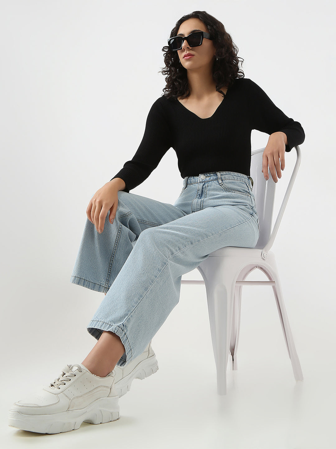 Women Flat Knit Top