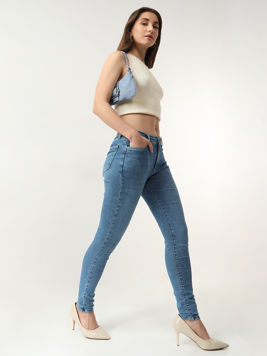 Women High-Rise Skinny Fit Jeans