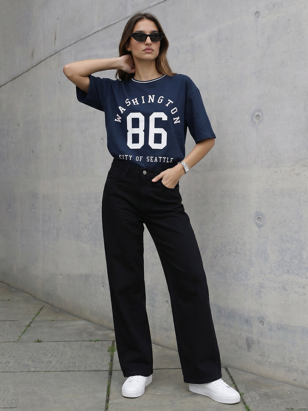 Women Airforce Ovesized T-Shirt