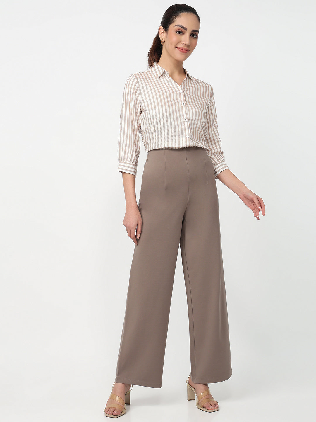 Women E Fawn Wide Leg Treggings