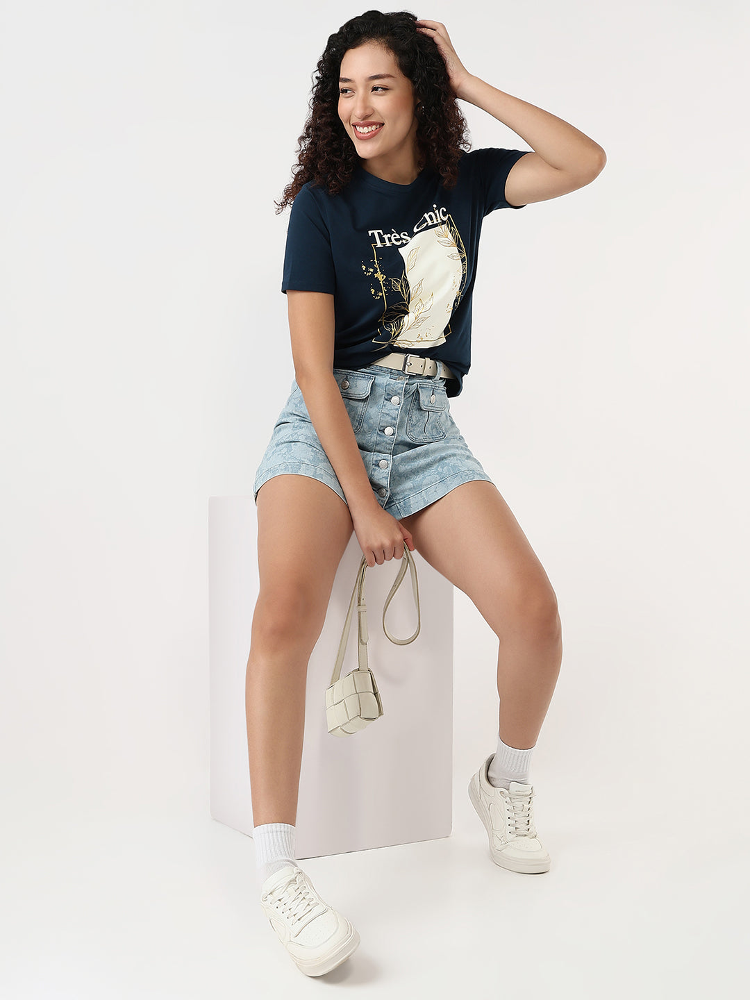 Women Airforce Slim Graphic T-Shirt