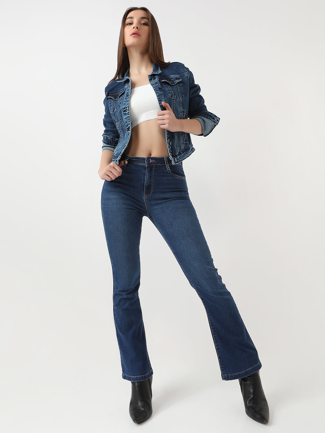 Women High-Rise Flare Jeans