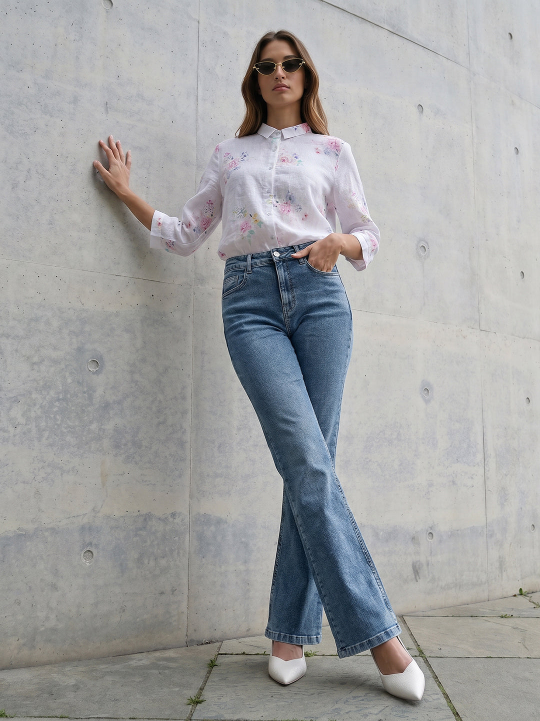 Women Floral Print Shirt