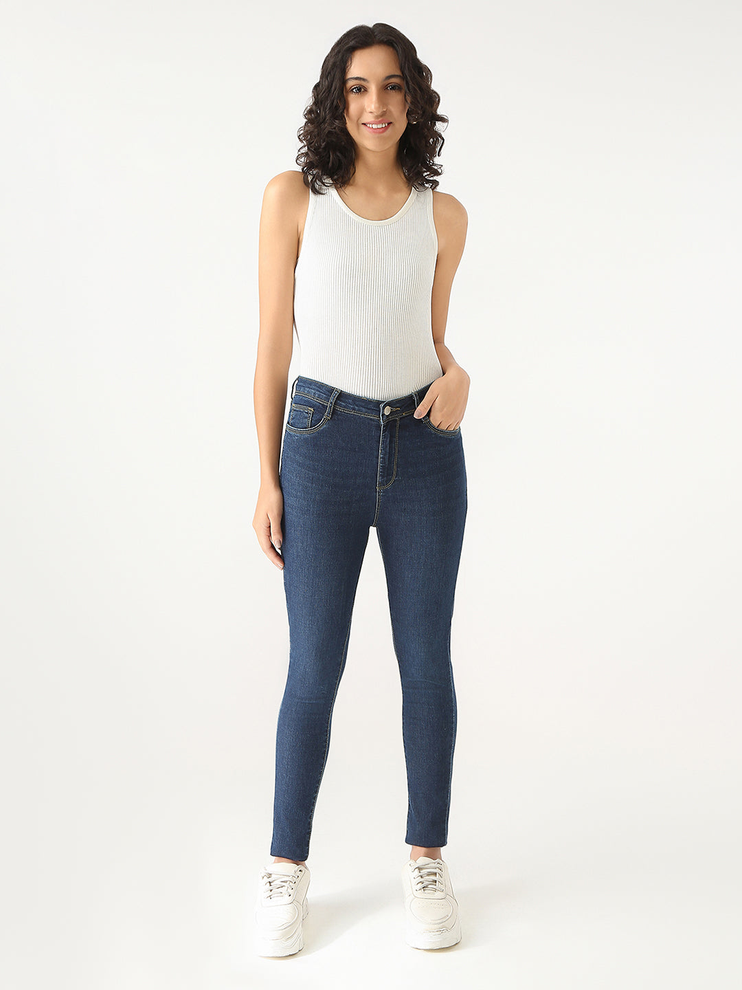 Women High-Rise Skinny Fit Jeans
