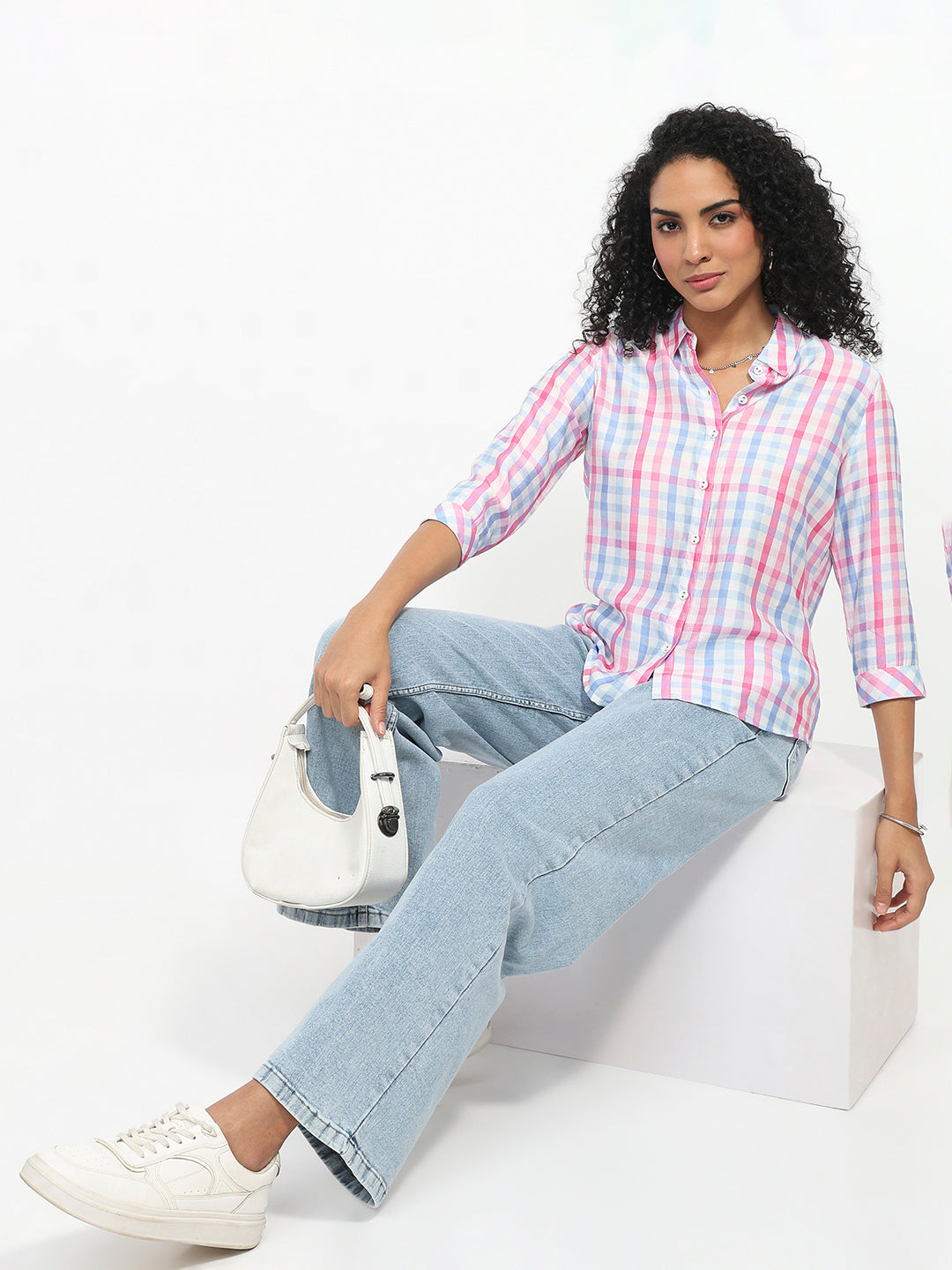 Women Multi Checked Shirt