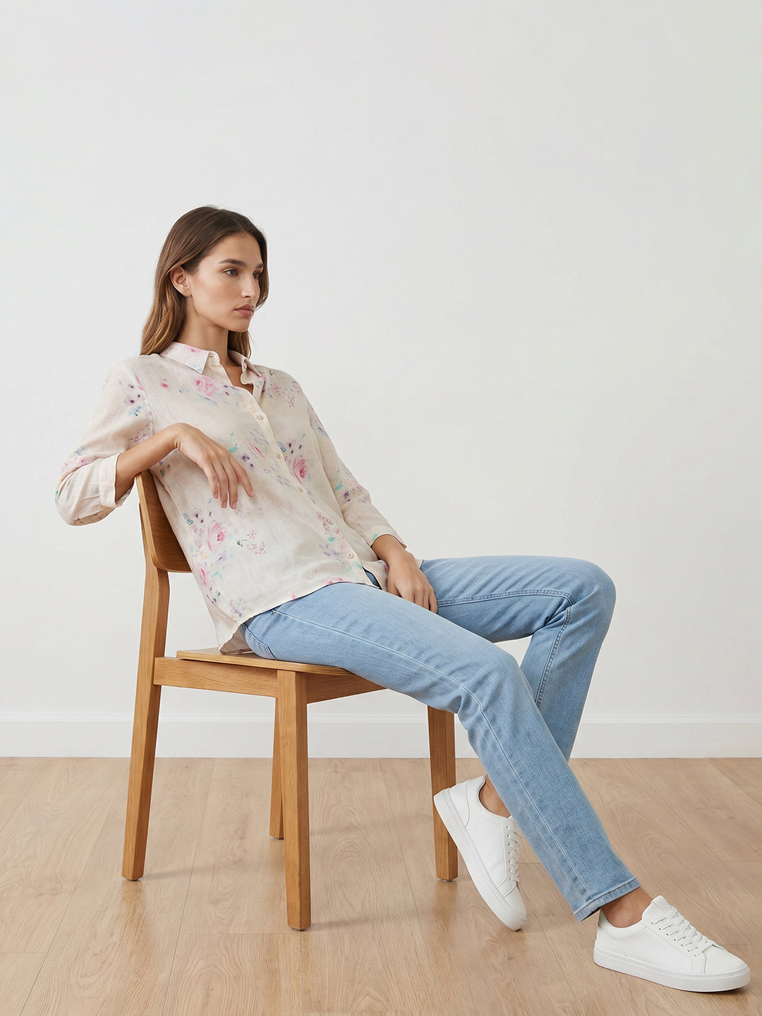 Women Floral Print Shirt
