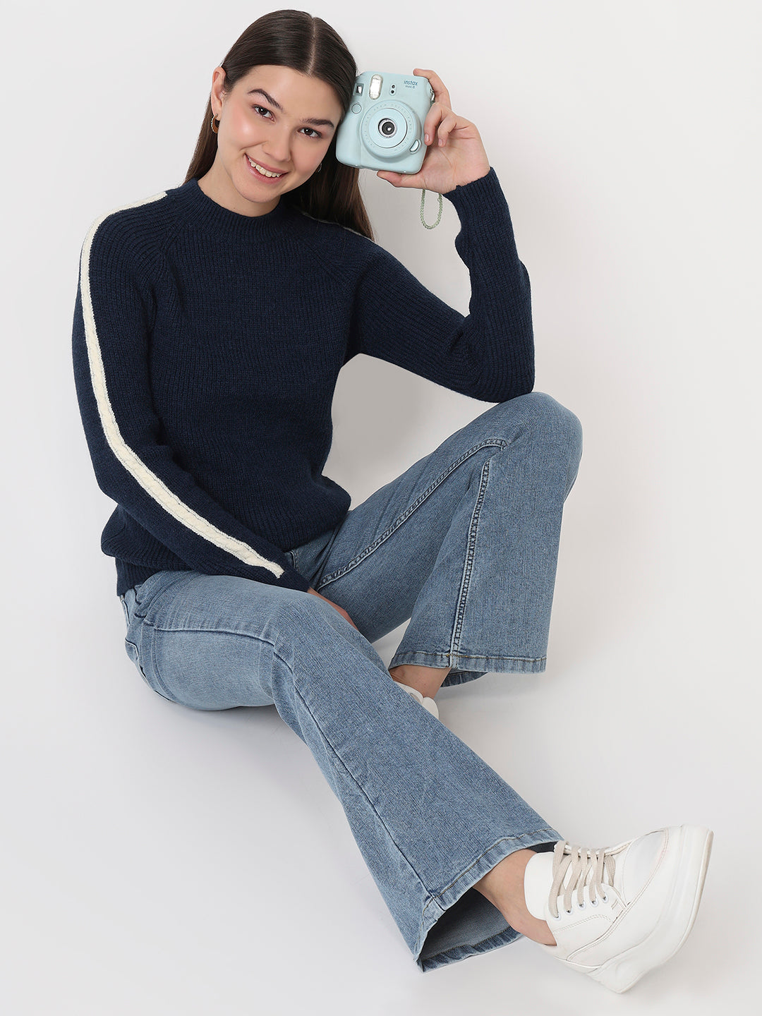 Women Airforce Slim Fit Sweater