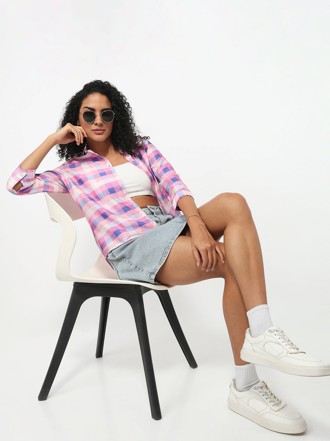 Women Multi Checked Shirt