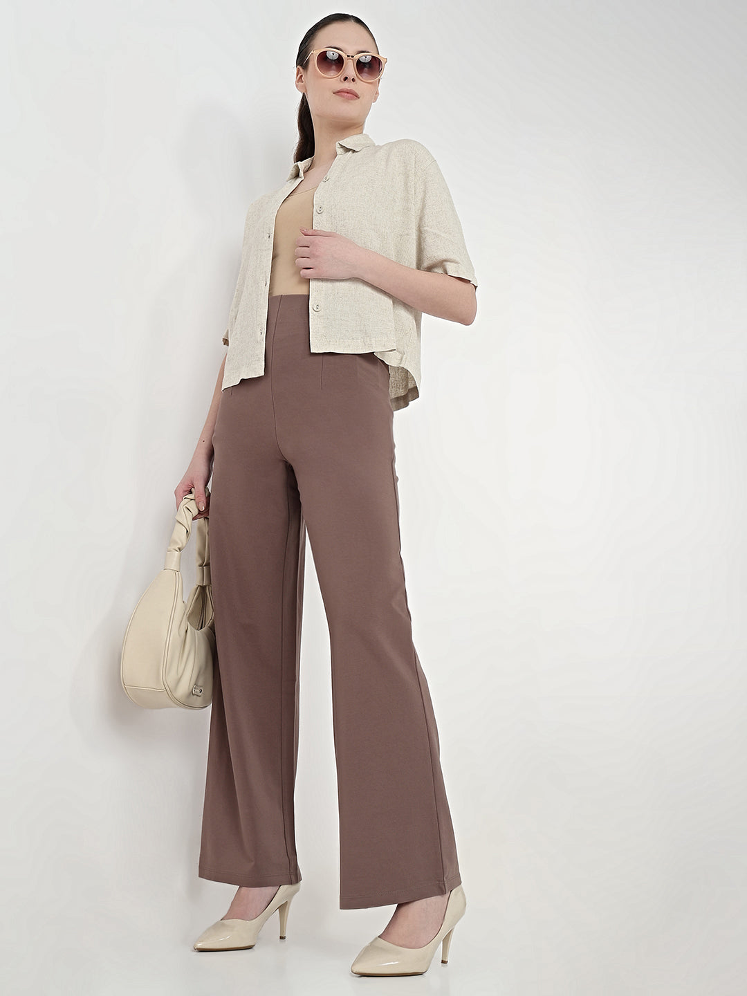 Women G Mouse Wide Leg Treggings