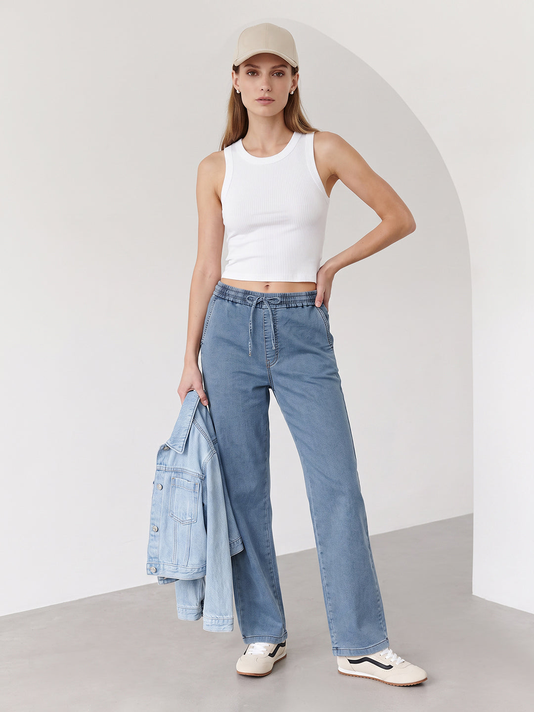 Women Blue Mid-Rise Jogger