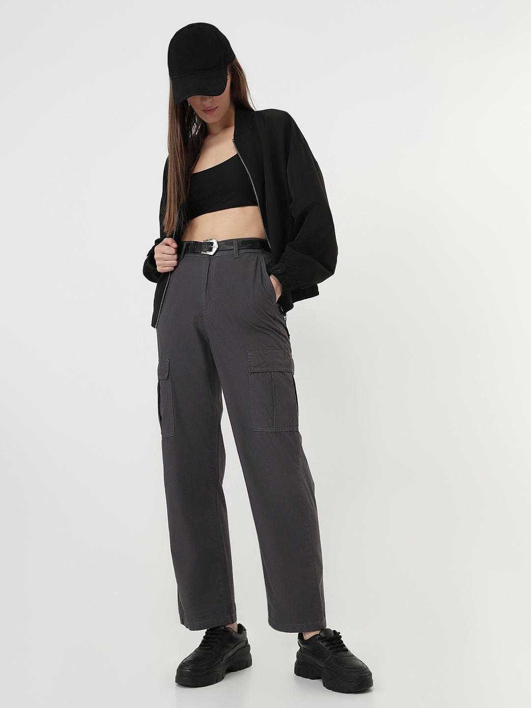 Women Night Owl Mid-Rise Cargo