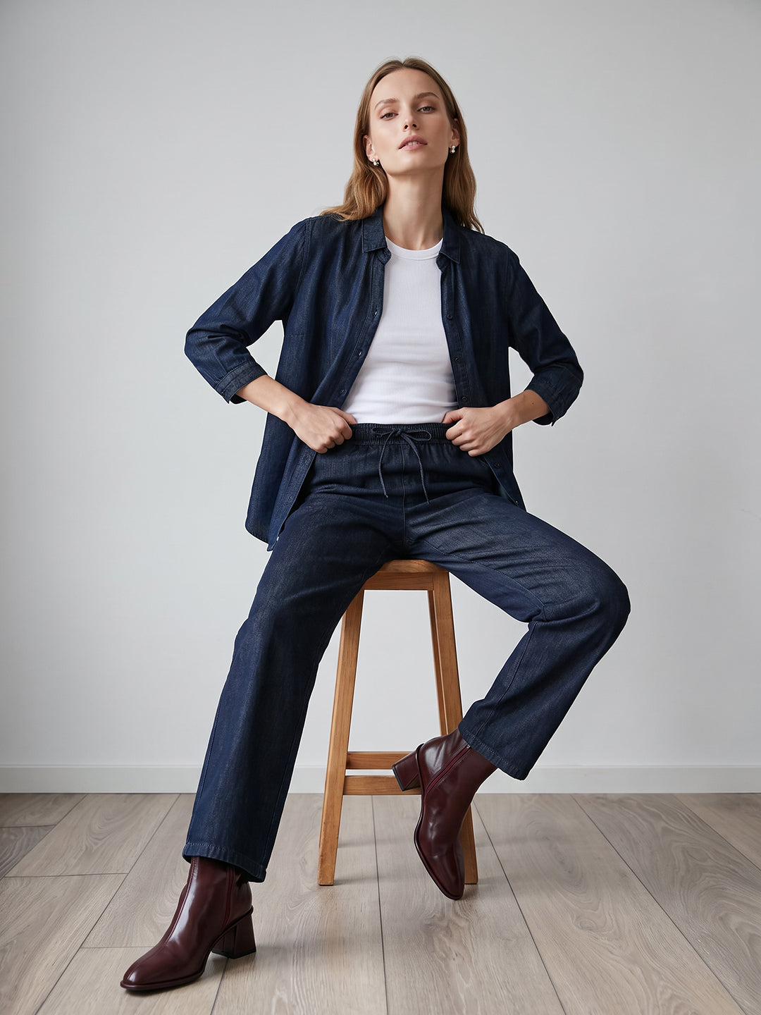 Women Blue Joggers