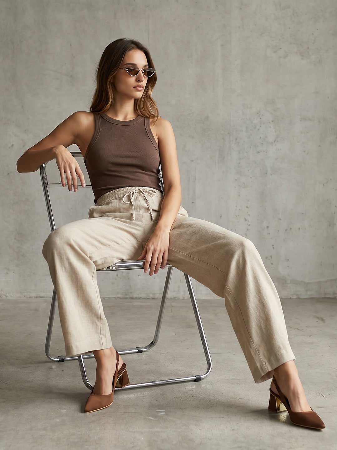 Women Natural Culottes