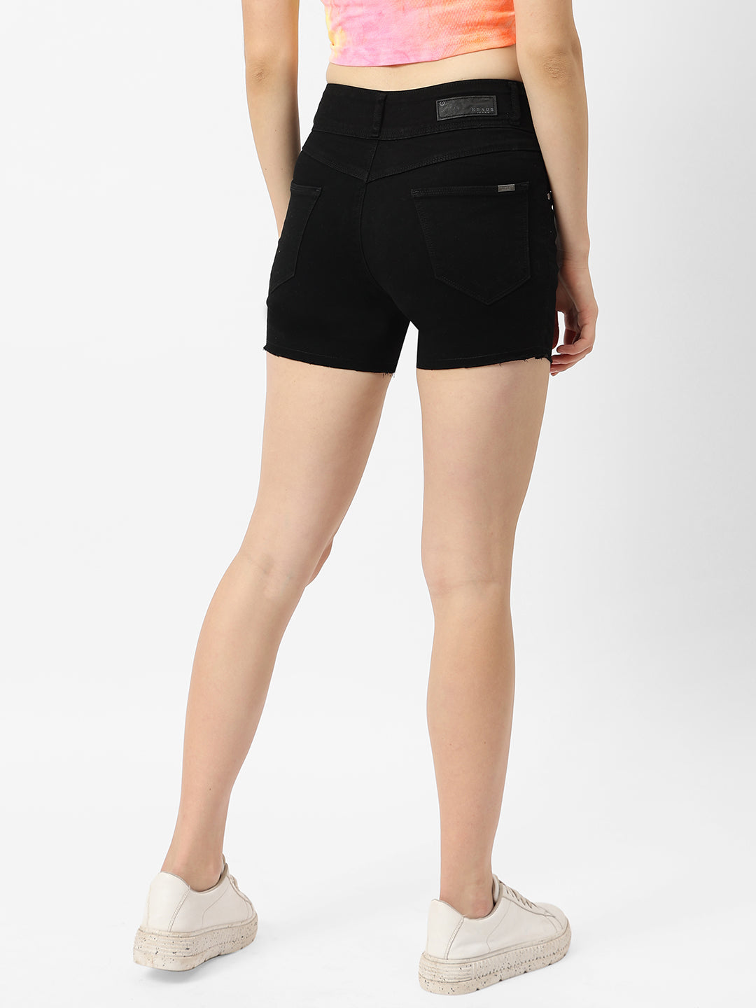 Women High-Rise Slim Shorts