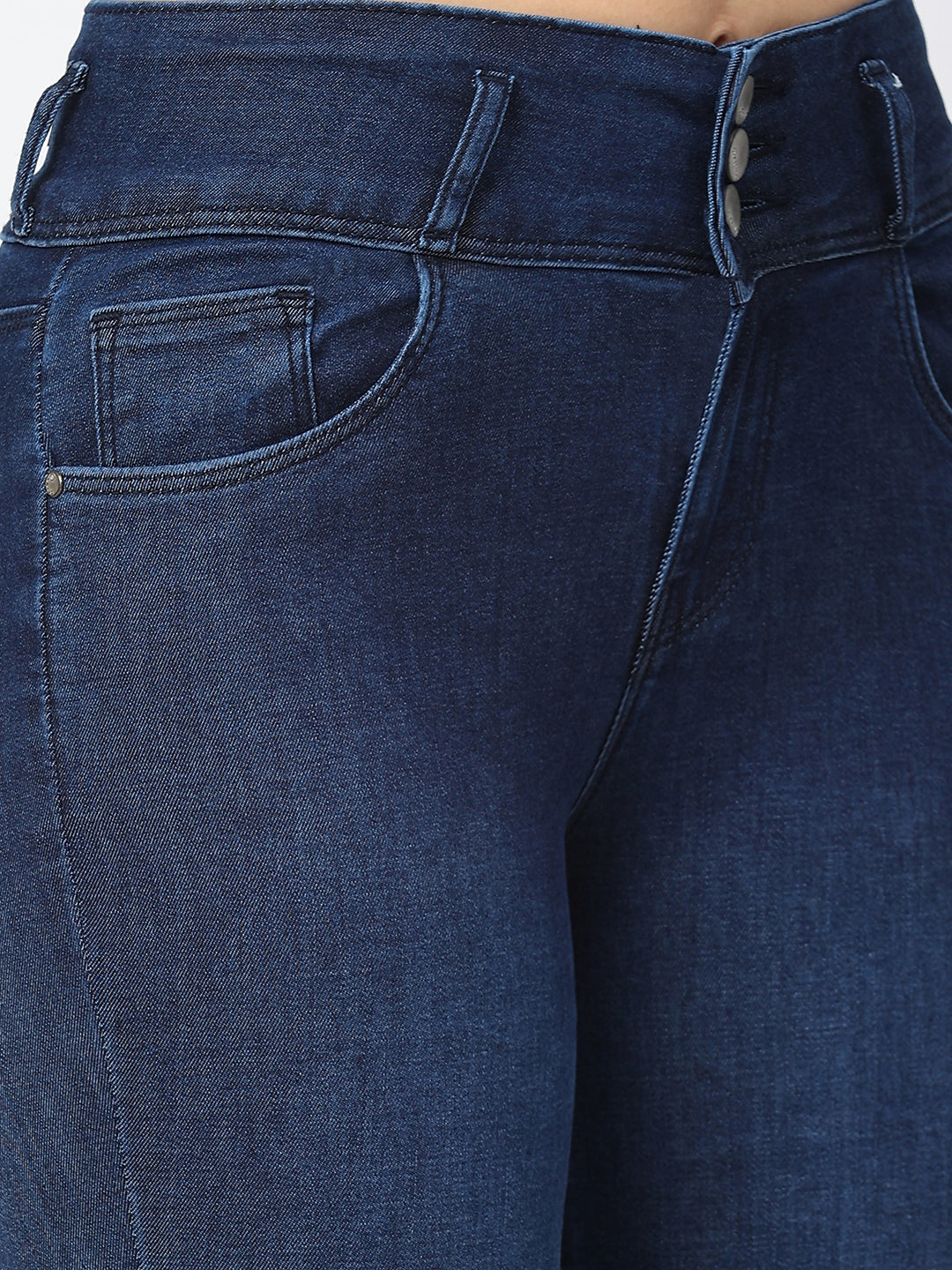 Women Navy High-Rise Skinny Jeans