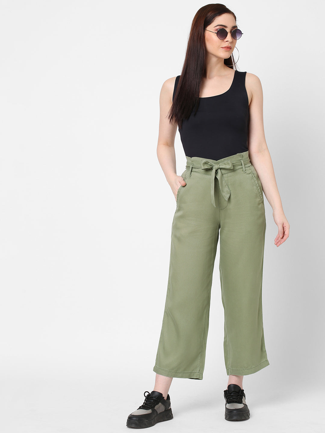 Women High-Rise Culottes