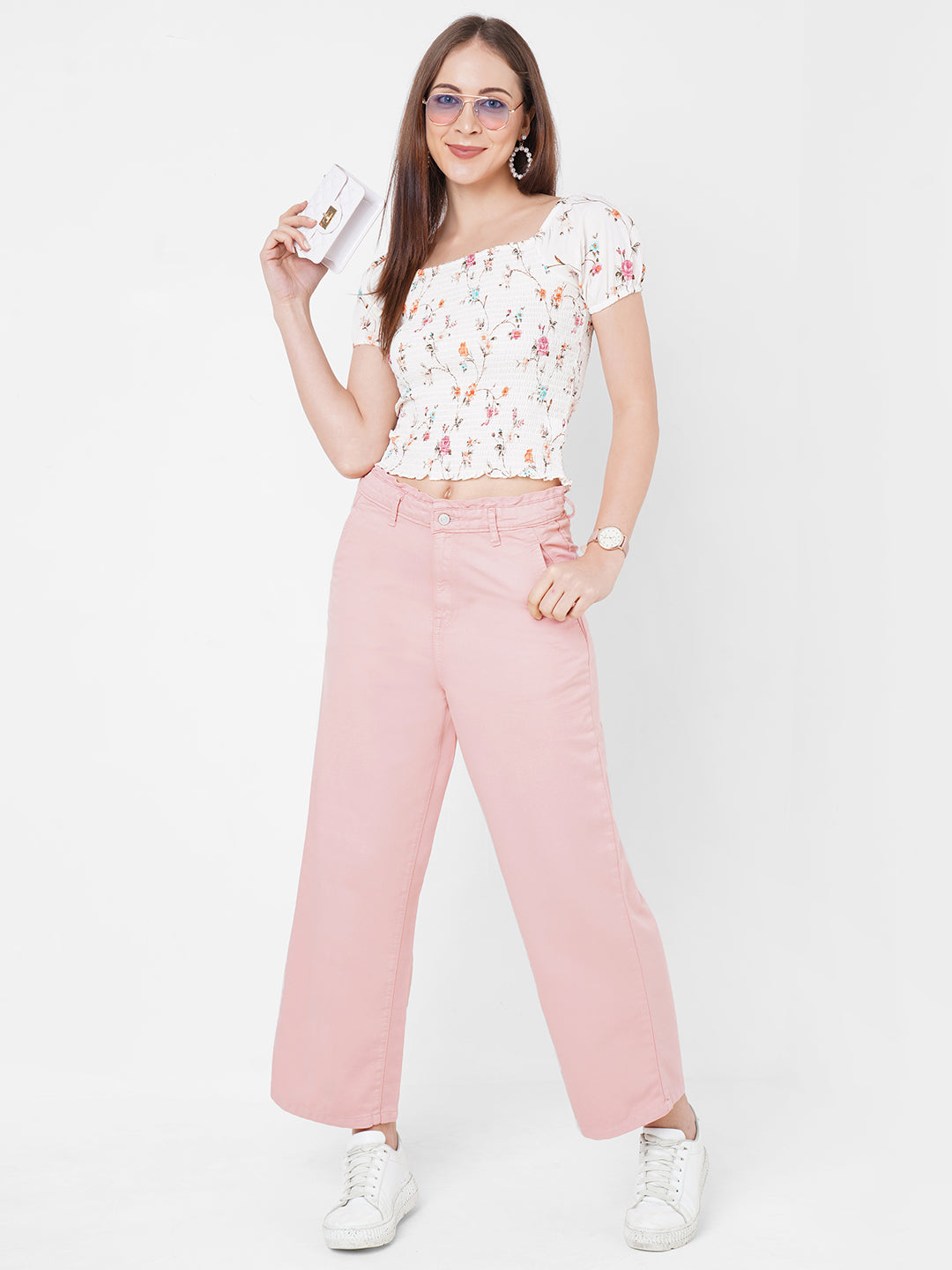 Women High-Rise Wide Leg Jeans