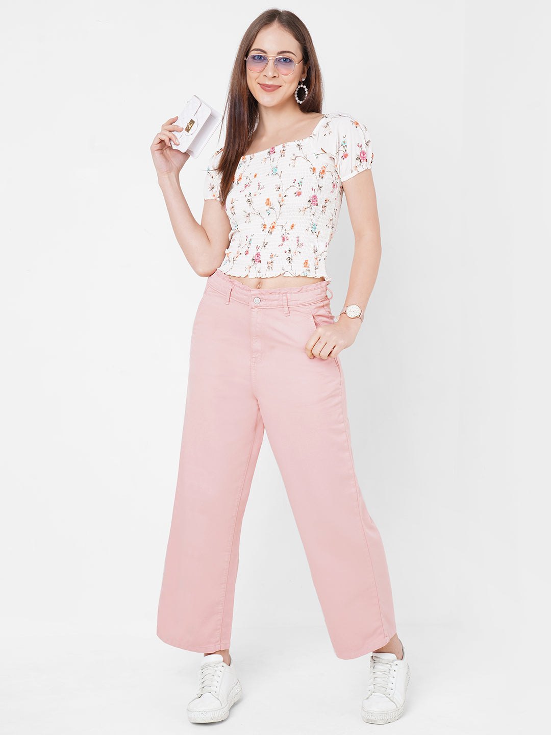 Women High-Rise Wide Leg Jeans