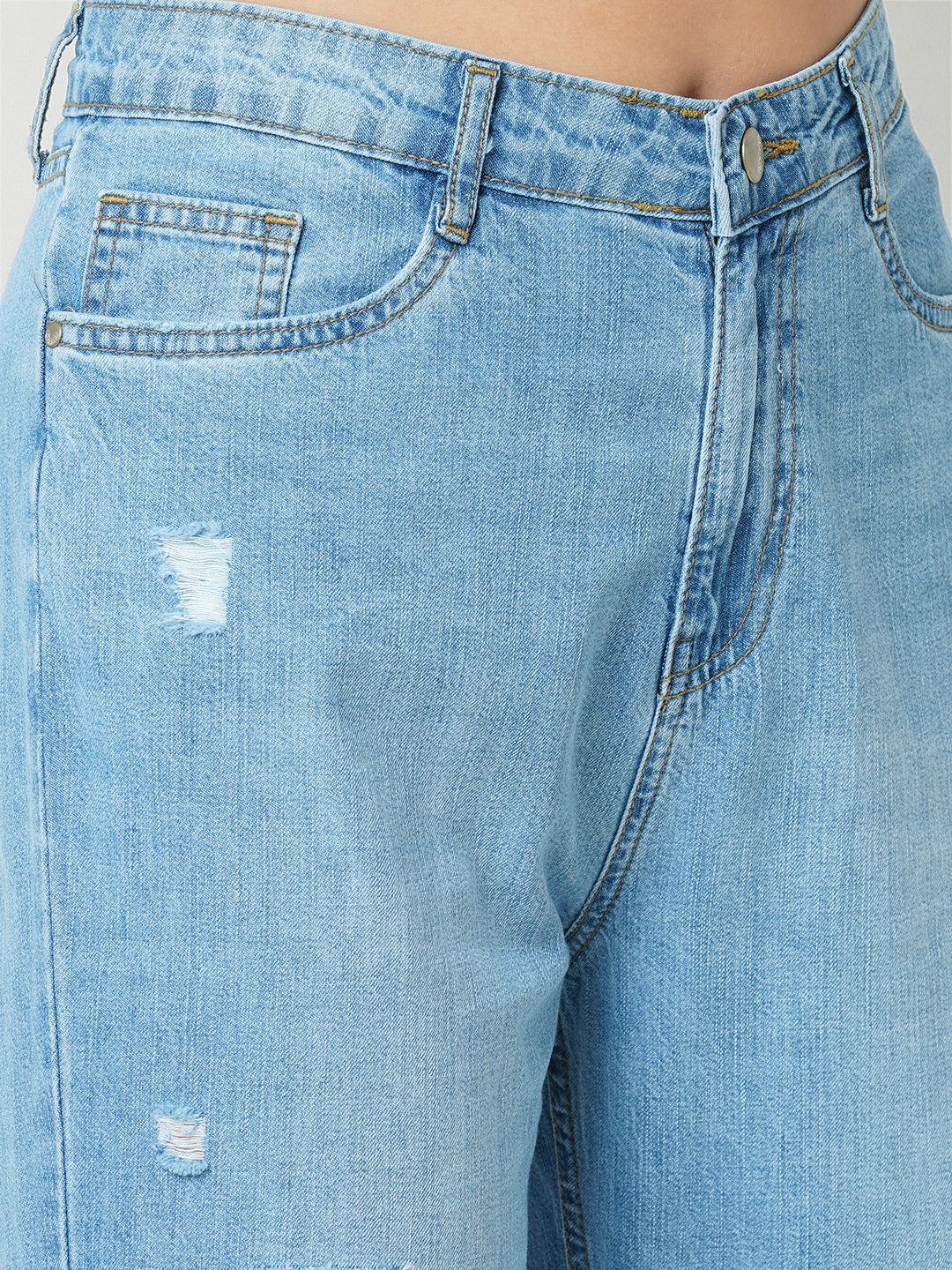 Women High-Rise Slim Straight Fit Jeans