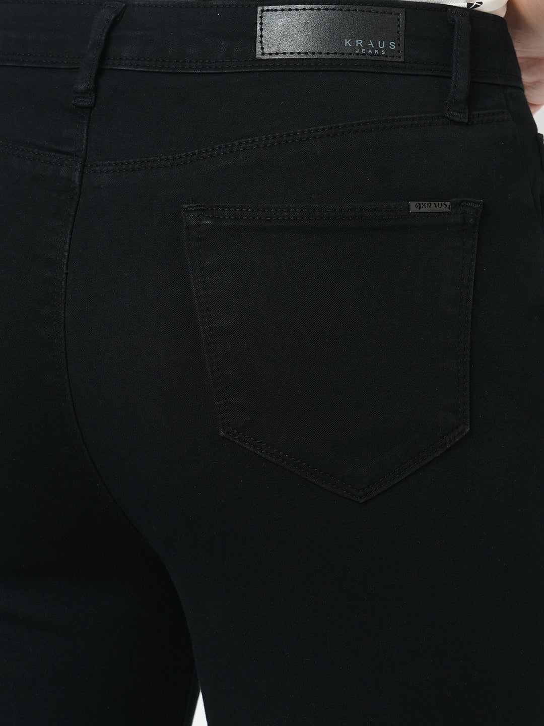 Women Black High-Rise Skinny Jeans