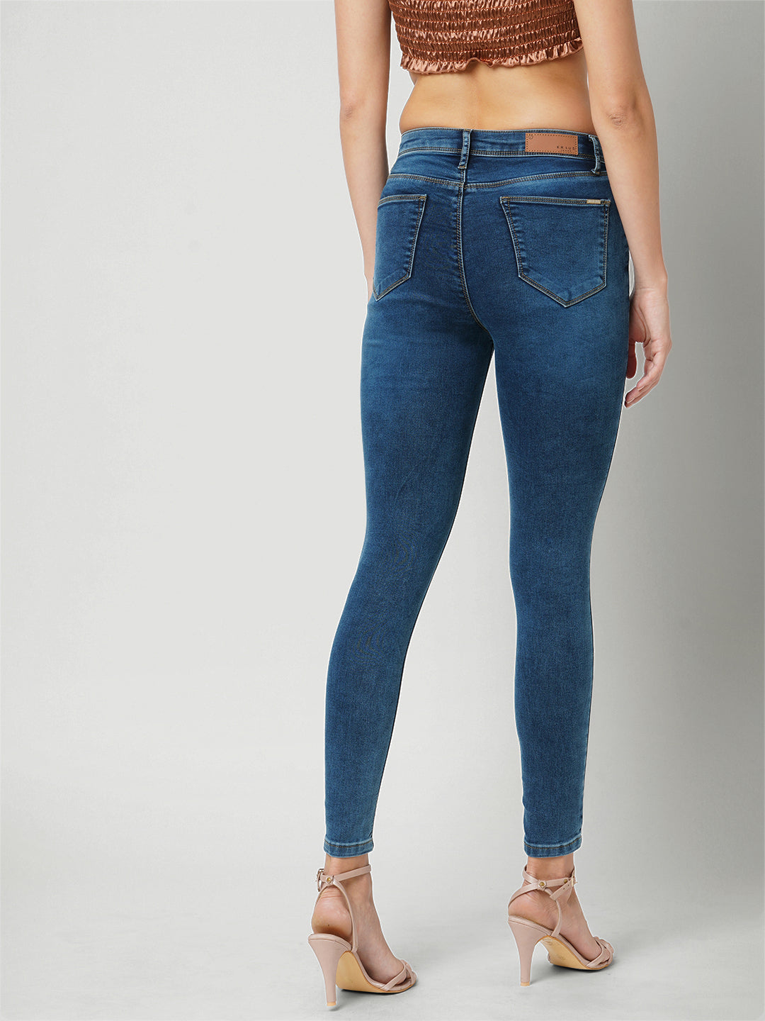 Women Mid-Rise Skinny Jeans