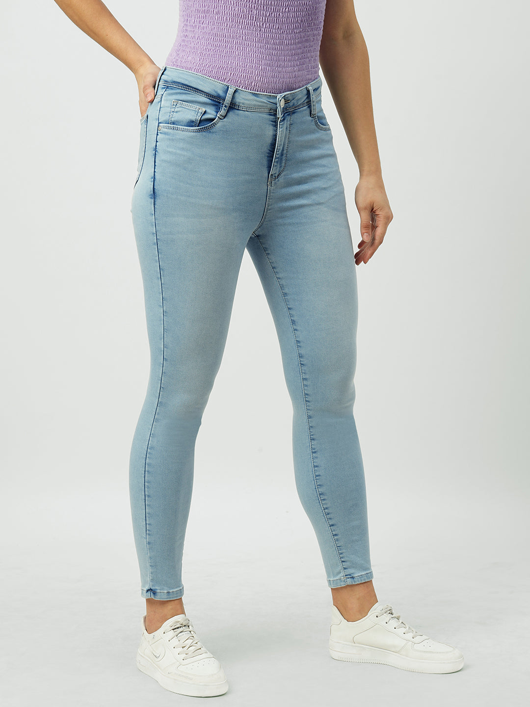 Women Mid-Rise Skinny Jeans