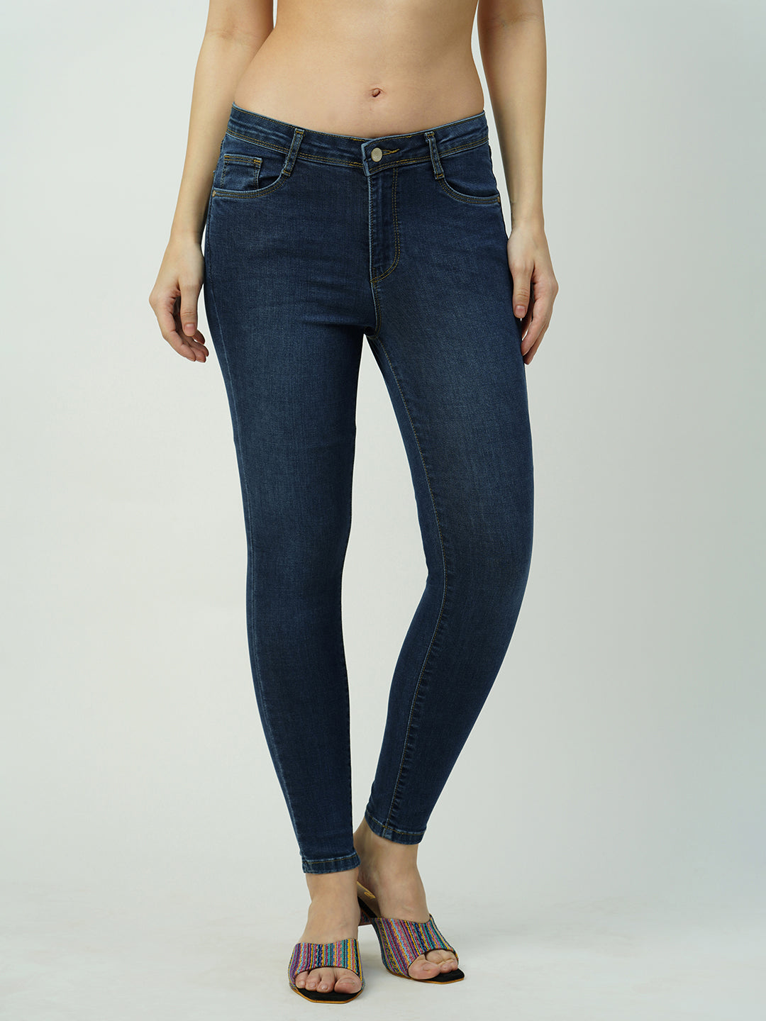 Women High-Rise Slim Skinny Jeans
