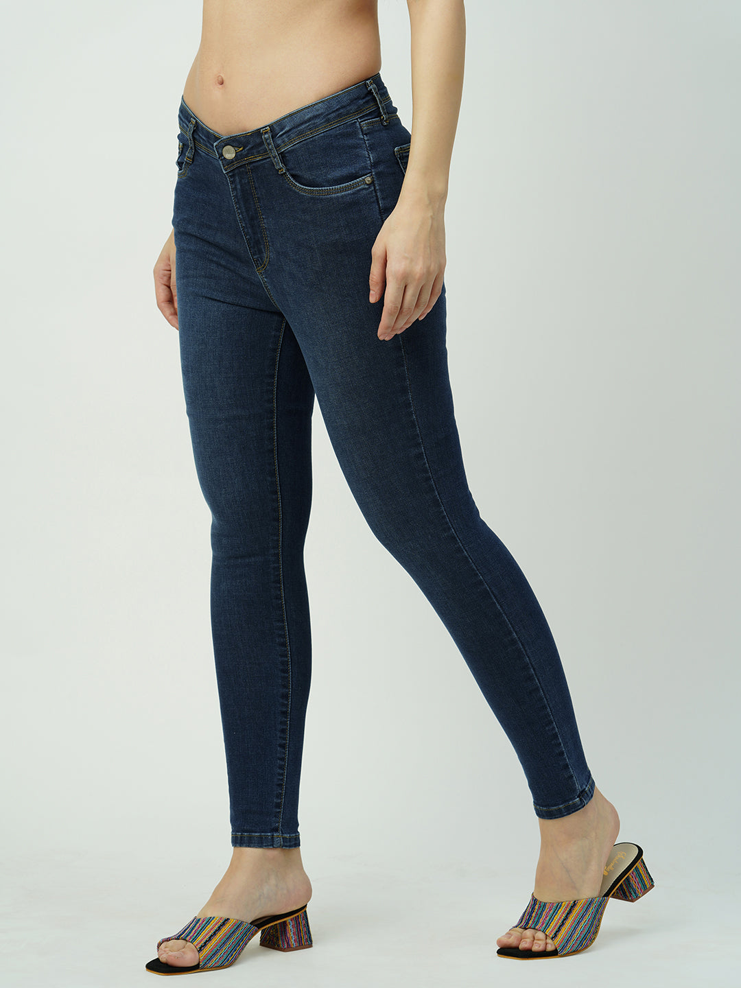 Women High-Rise Slim Skinny Jeans