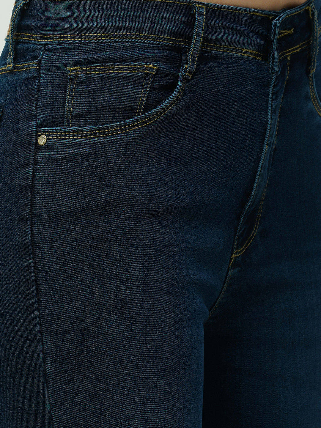 Women Dark Blue High-Rise Slimming Skinny Jeans