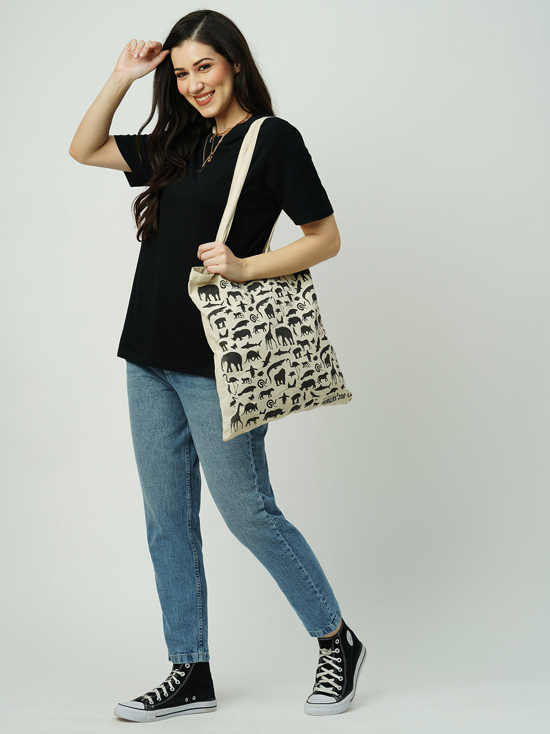 Women Light Blue High-Rise Mom Fit Jeans