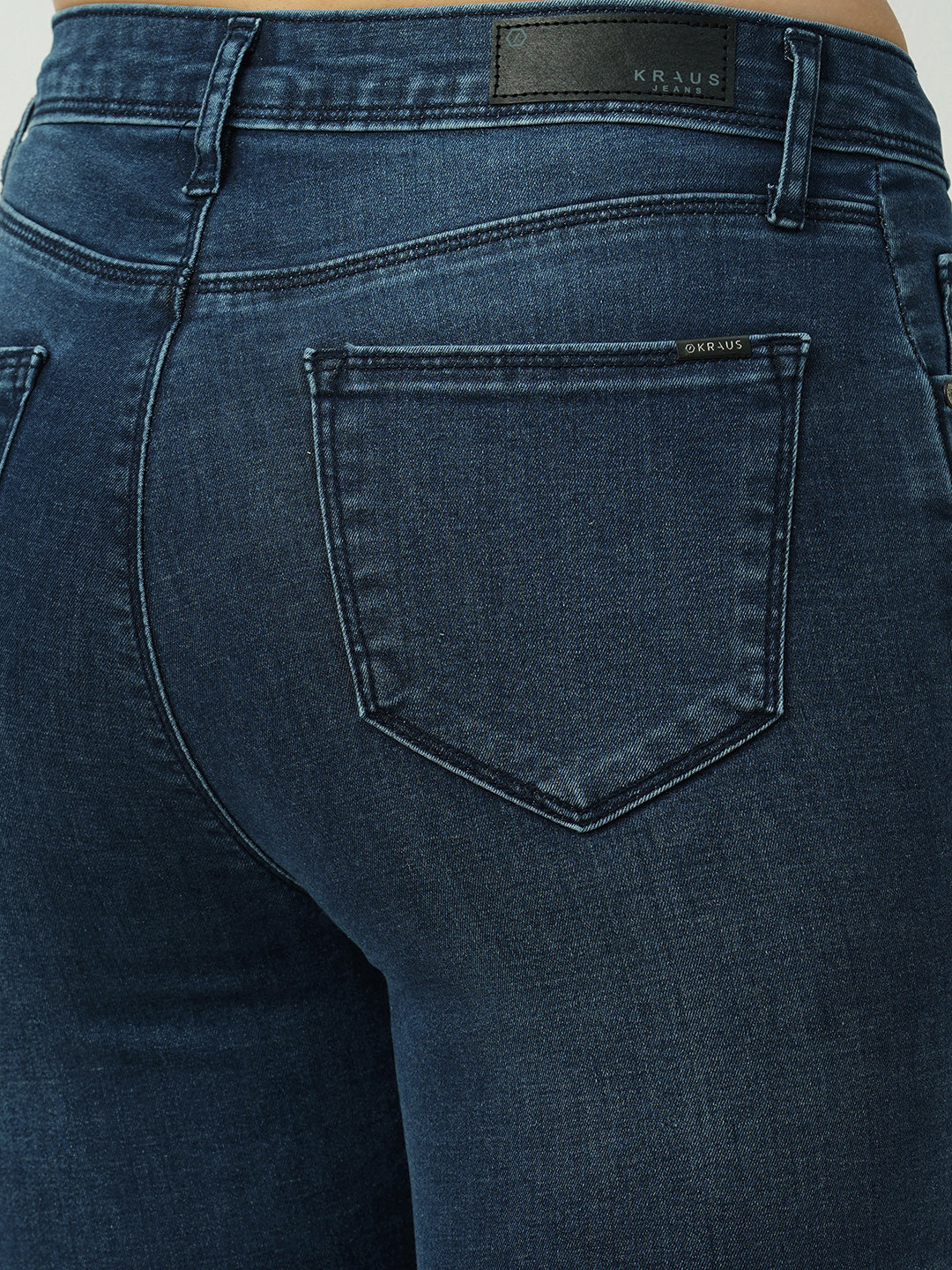 Women Dark Blue High-Rise Skinny Jeans