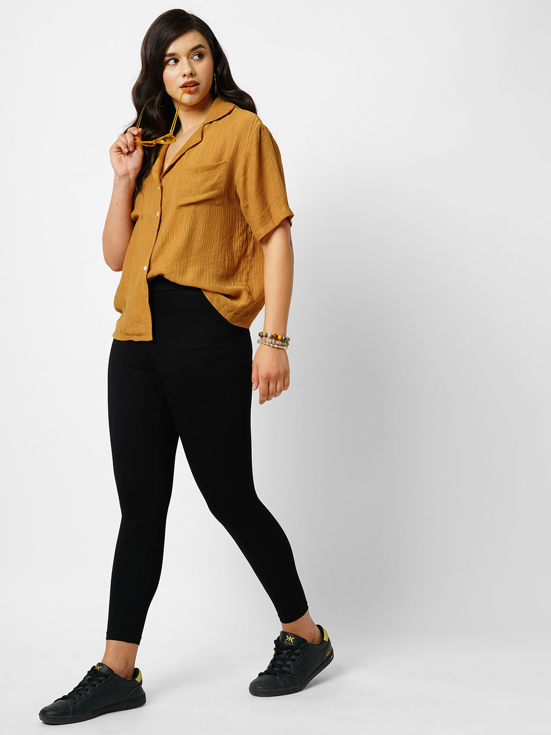 Women High-Rise Skinny Treggings