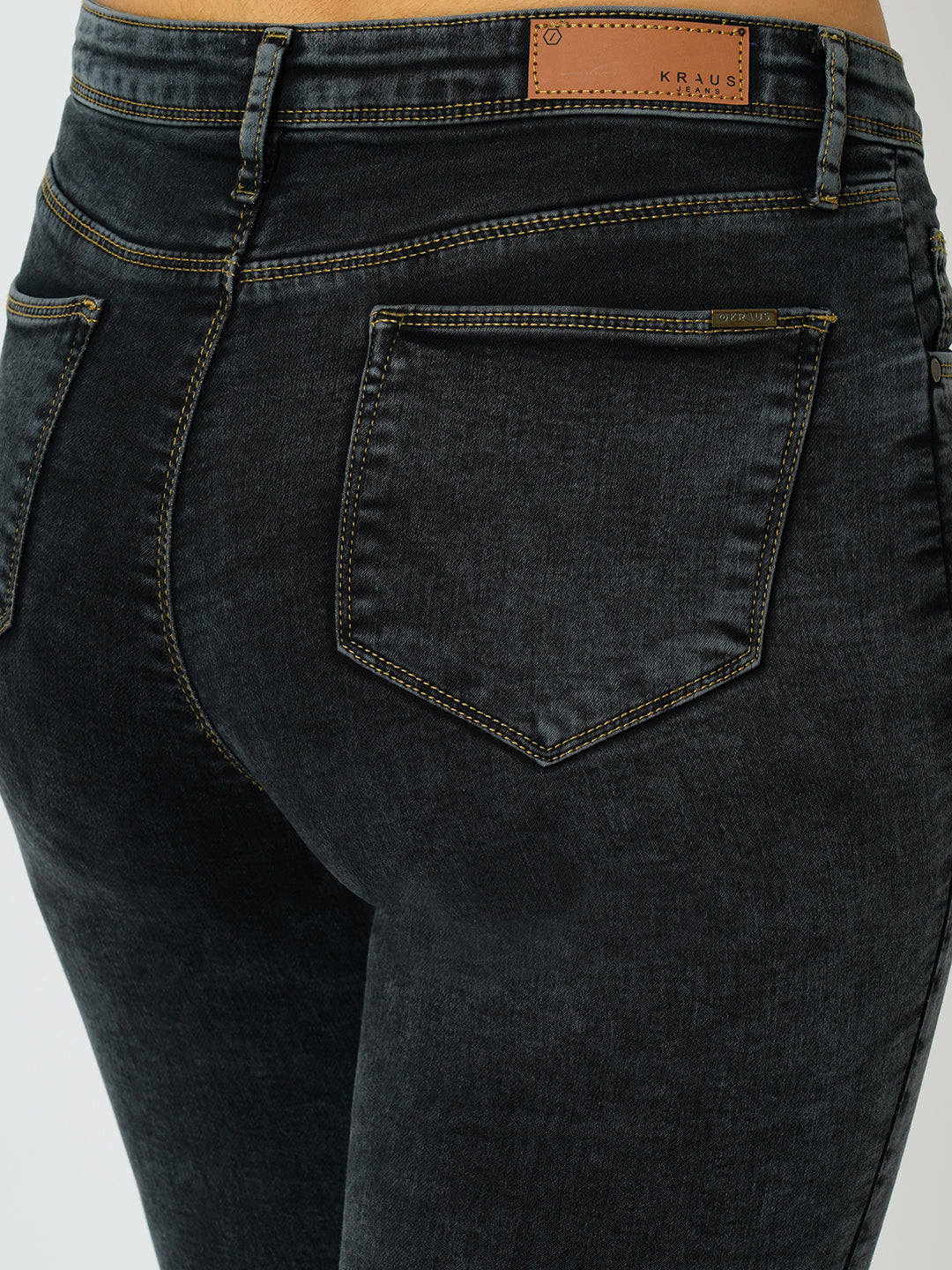 Women Dark Grey Mid-Rise Skinny Jeans