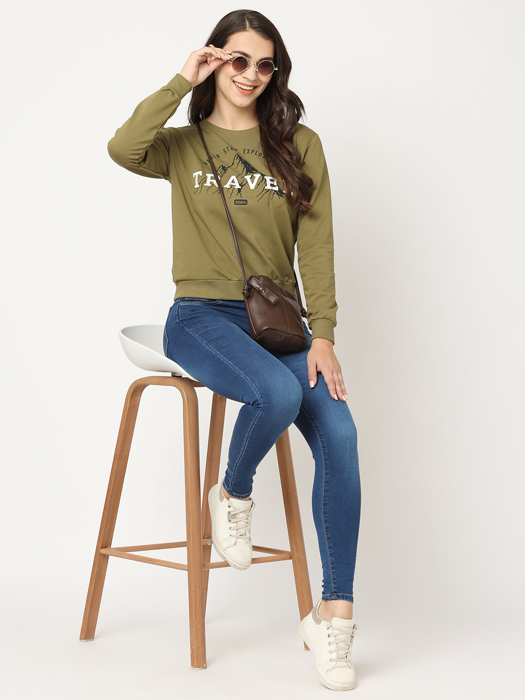 Women Blue High-Rise Skinny Jeans