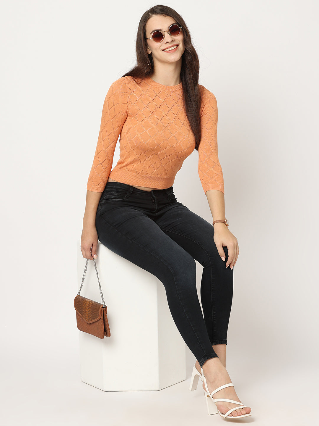 Women Carbon Black High-Rise Skinny Jeans
