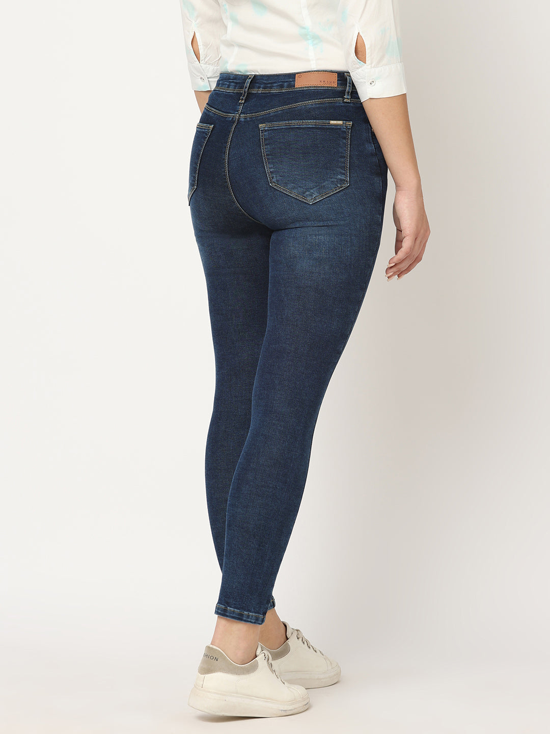 Women Blue Sky High-Rise Skinny Fit Jeans