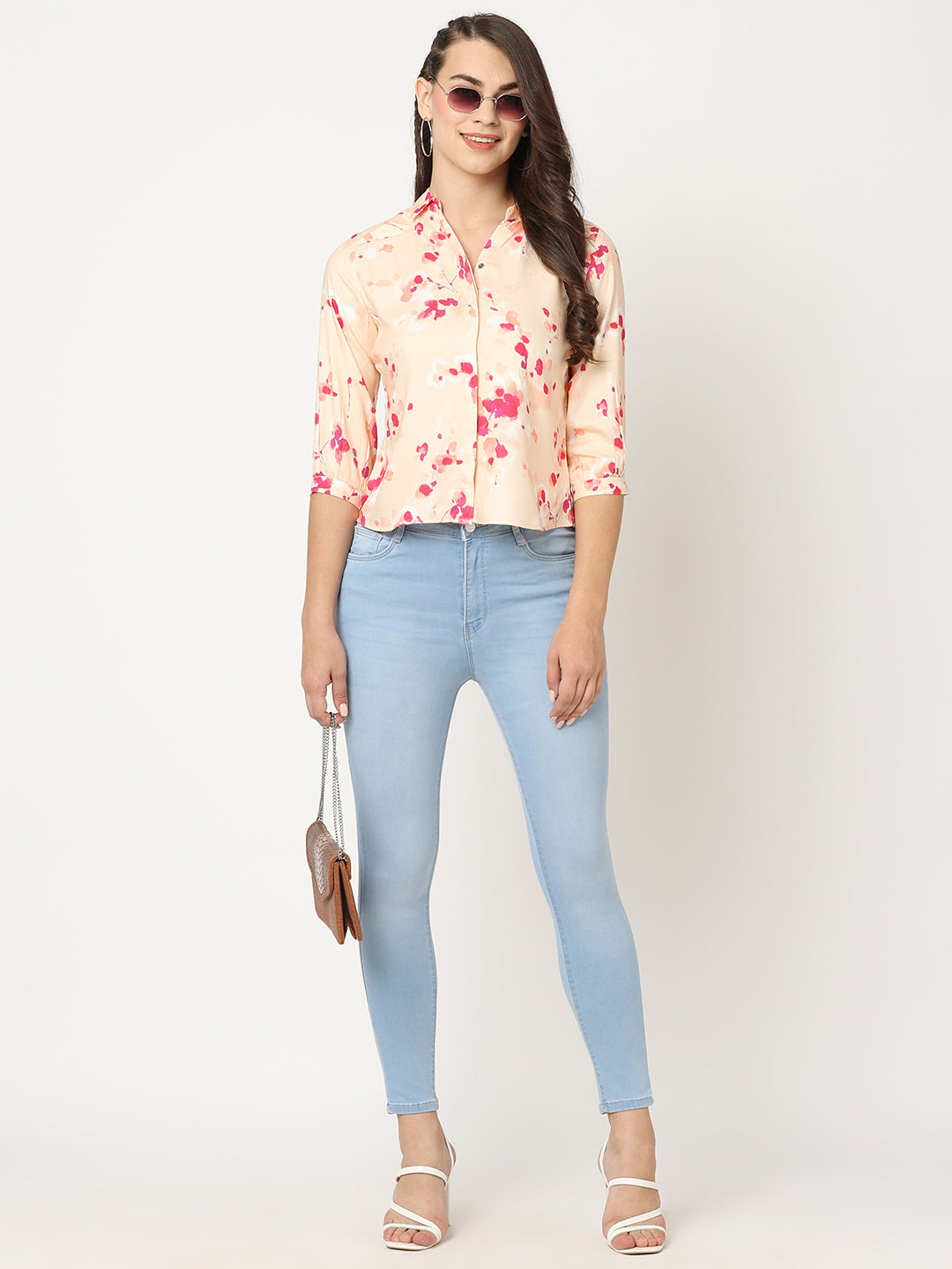 Women Blue Sky High-Rise Skinny Fit Jeans