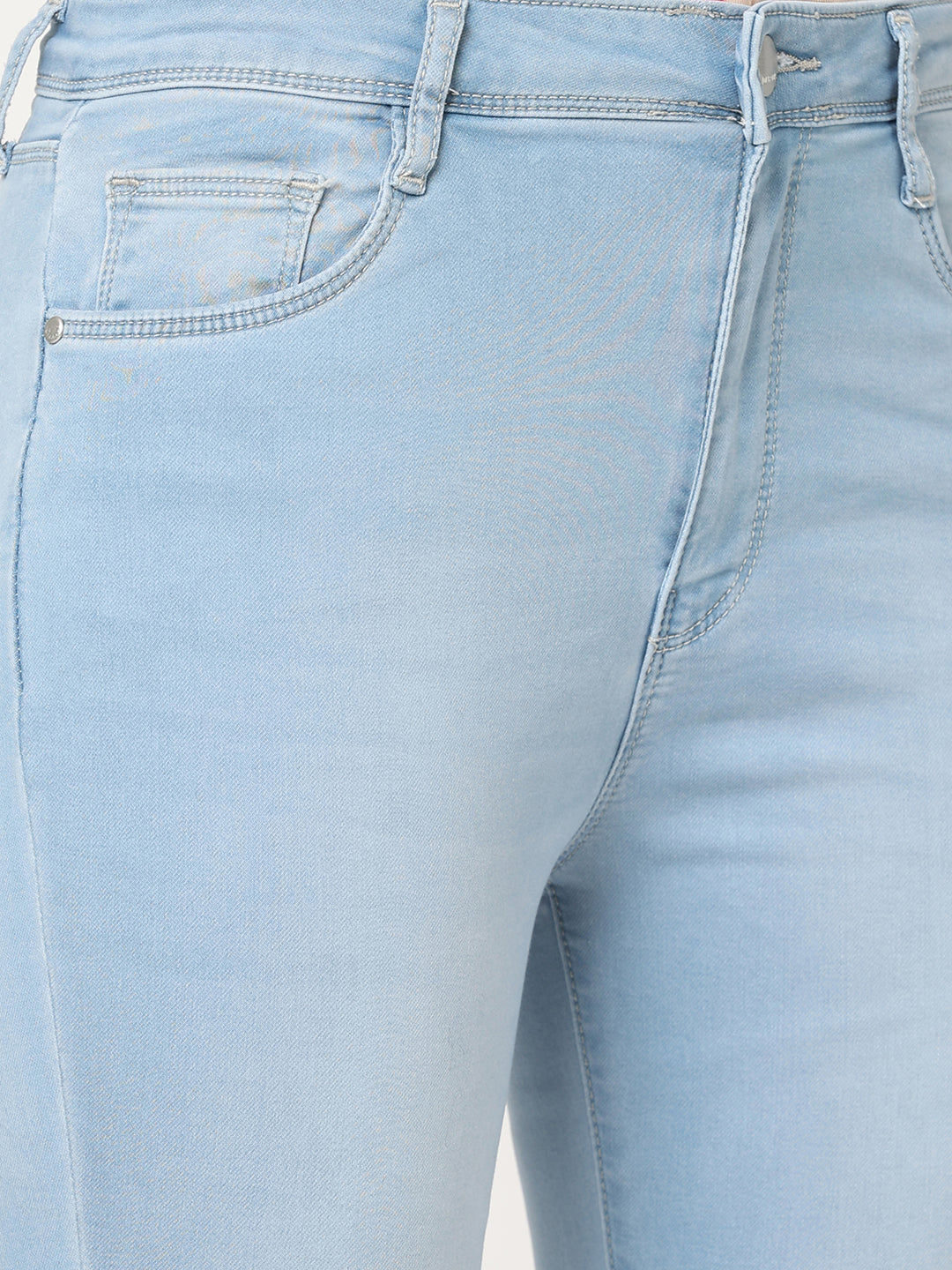 Women Blue Sky High-Rise Skinny Fit Jeans