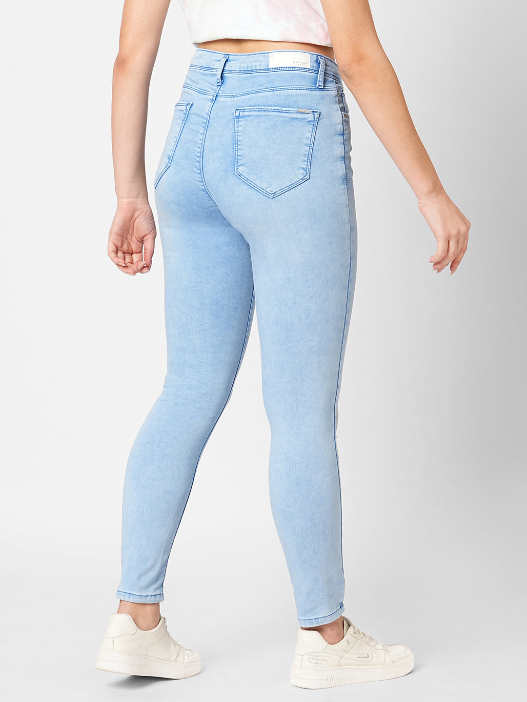 Women Bruno Blue High-Rise Skinny Jeans