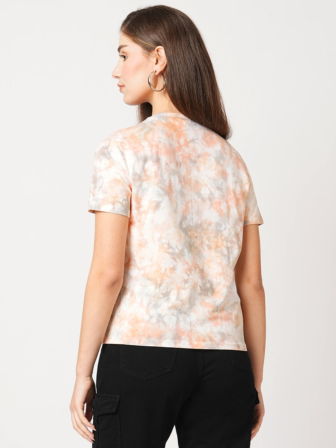 Women Tie & Dye Slim T-Shirt
