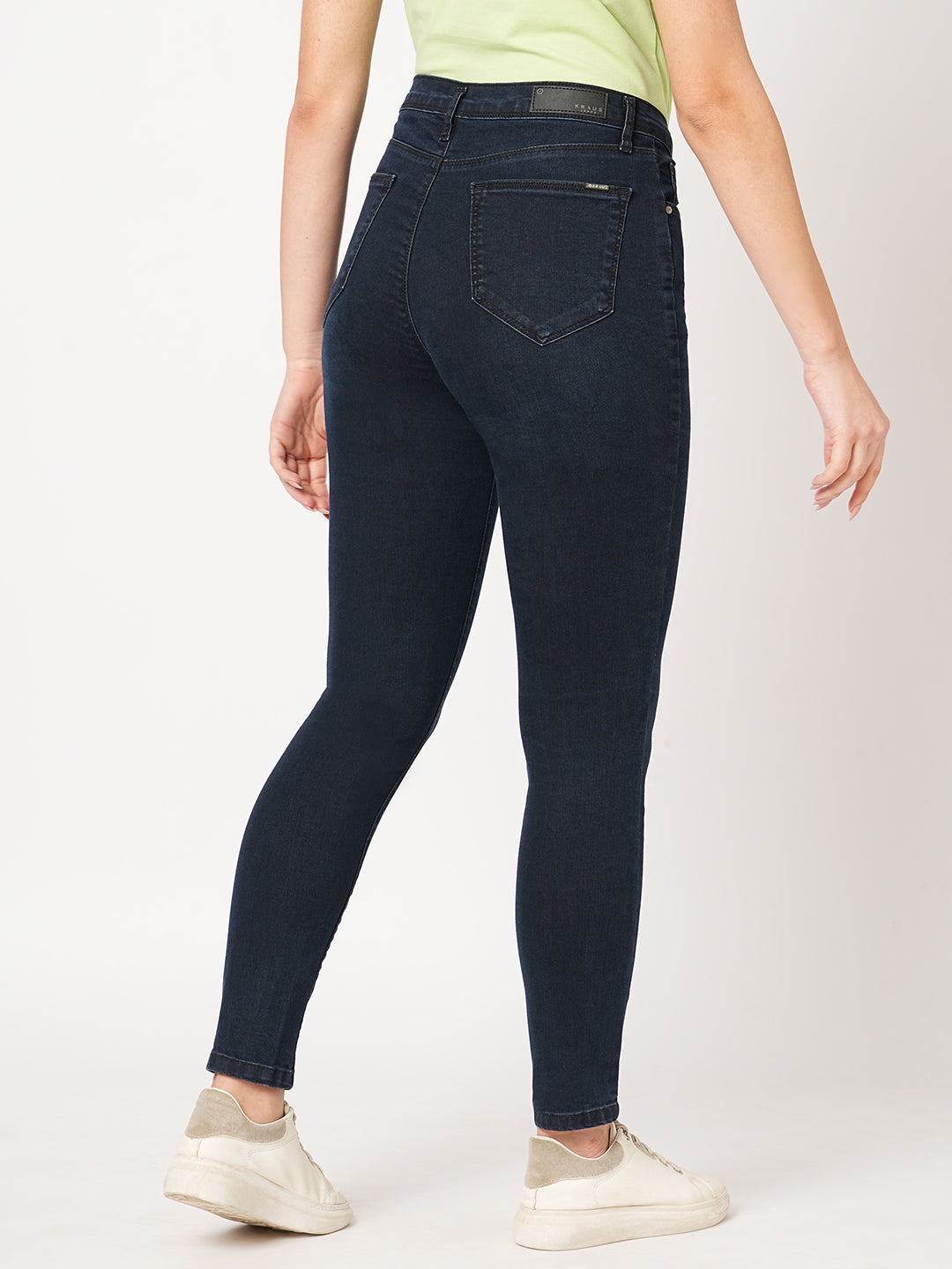 Women Carbon Black High-Rise Skinny Jeans