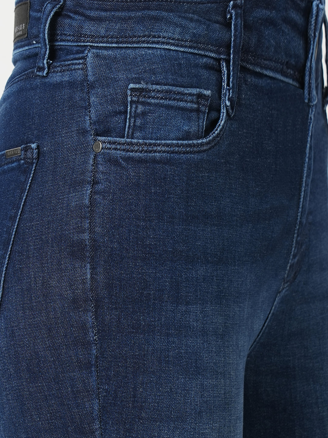 Women Blue High-Rise Skinny Jeans