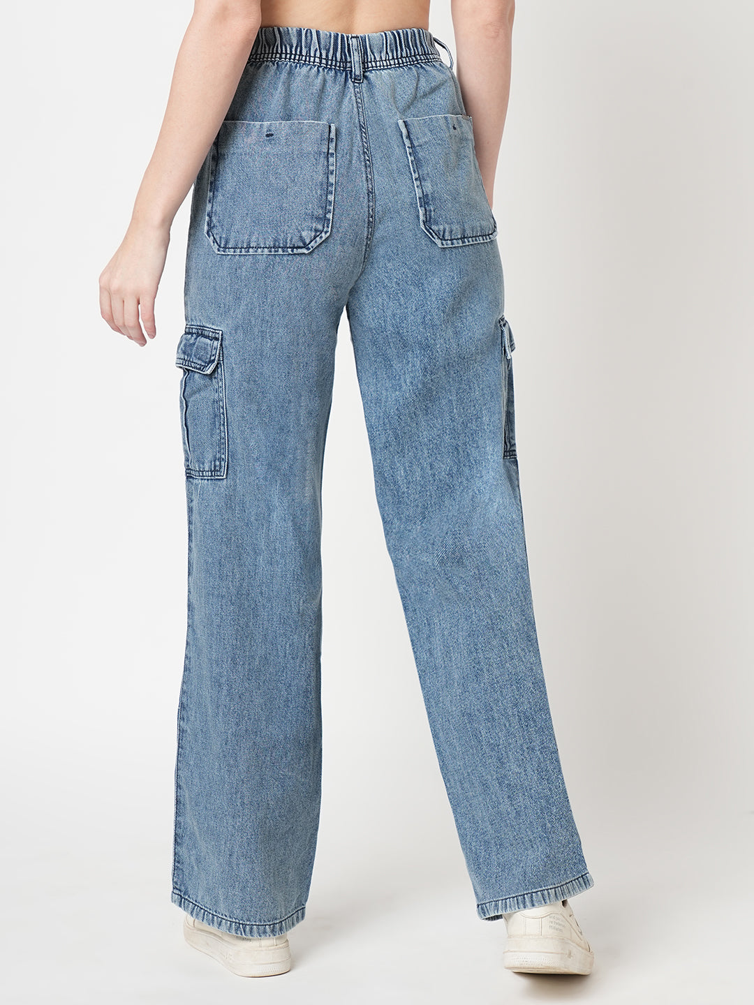 Women Blue Cargo