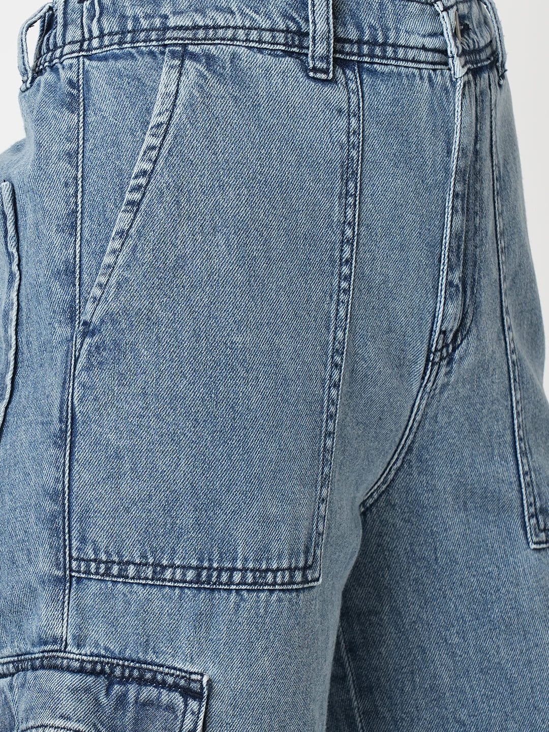 Women Blue Cargo