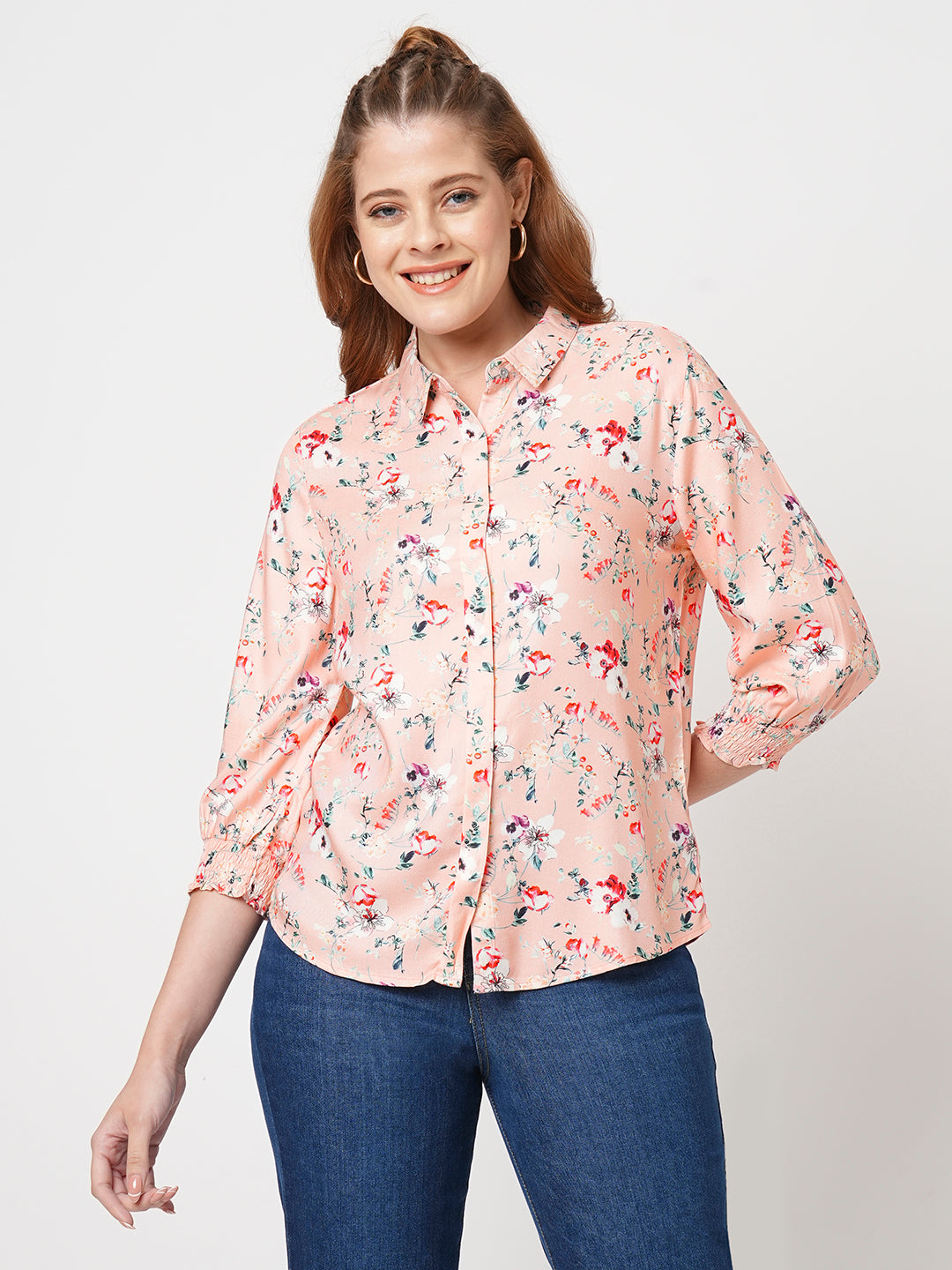 Women Floral Printed Shirt