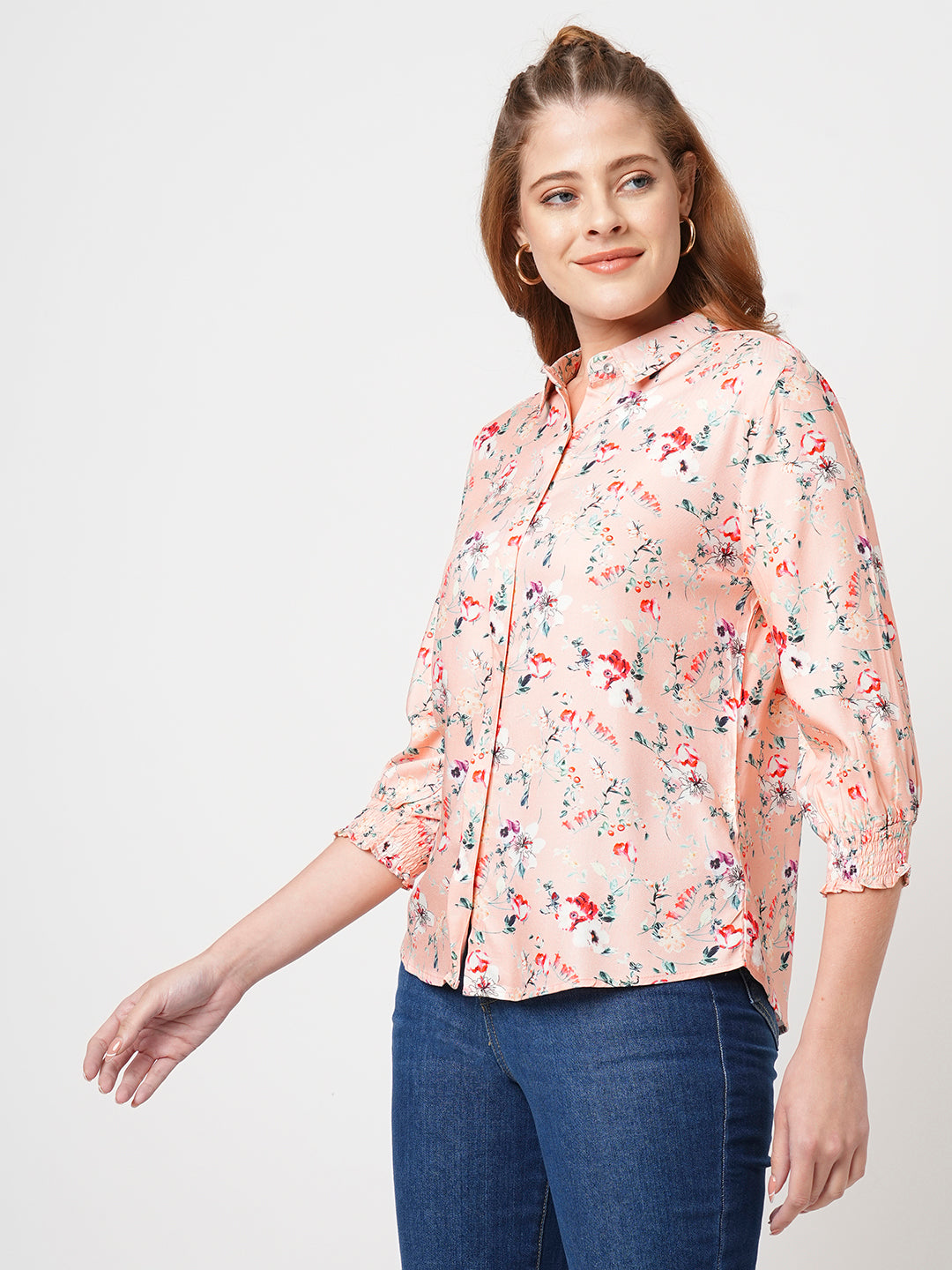 Women Floral Printed Shirt