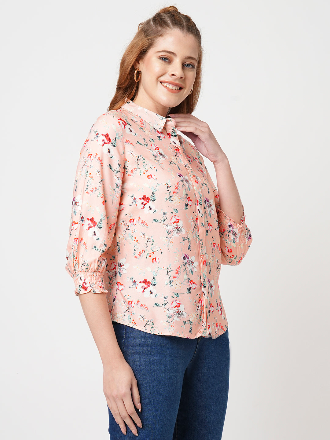 Women Floral Printed Shirt